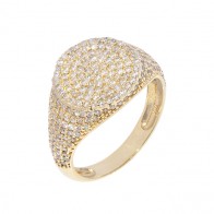 Anel Versátil Cravejado com 237 Brilhantes