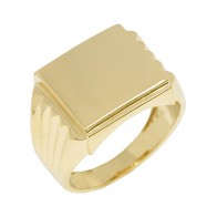 Anel Chapa Largo Aro Trabalhado