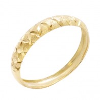 Anel em Ouro 18k Aparador Fino Diamantado 