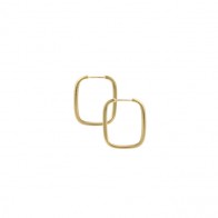 Brinco argola quadrada