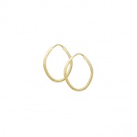 Brinco Argola Navete Fio Quadrado