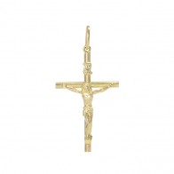 Pingente Cruz Com Cristo - Grande