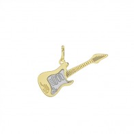 Pingente Guitarra Bicolor