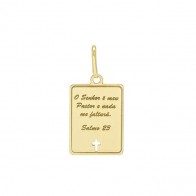 Pingente Retangular Salmo 23 - Pequeno