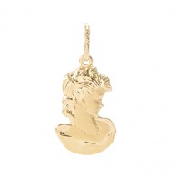 Pingente em Ouro 18k Camafeu Grande