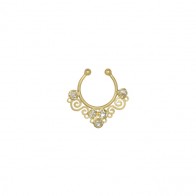Piercing Indiano com Zircônia