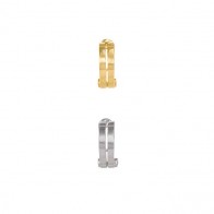 Piercing em Ouro 18k  Argola Fio Duplo Polida