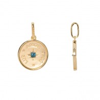 Pingente Mistic Fosco/Polido com 1 Topázio London 2mm