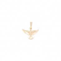 Pingente em Ouro 18k Espírito Santo com Zircônias