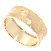 Aliança em Ouro 18k Escrava 7mm