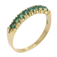 Meia Aliança com 8 Esmeraldas 5 Pontos