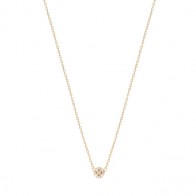 Gargantilha em Ouro 18k Pluve com 9 Brilhantes