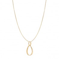 Gargantilha em Ouro 18k Kali com 3 Brilhantes