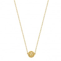 Gargantilha em Ouro 18k Stellar Choker Bola com 1 Brilhante 