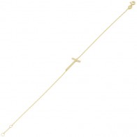 Pulseira Letra T Polida - 18cm