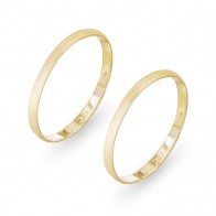 Aliança em Ouro 18k 2mm