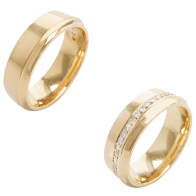 Aliança em Ouro 18k Cairo