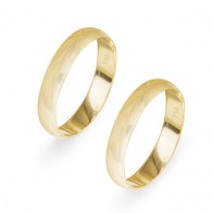 Aliança em Ouro 18k 4mm
