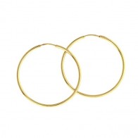 Brinco em Ouro 18k Argola Fio Redondo - 19mm