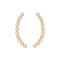 Brinco em Ouro 18k Ear Cuff Bolinhas