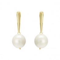 Brinco Palito Com Pérola Shell 10mm