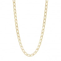 Corrente Elos Iguais Oca 60cm - 7.00gr