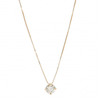 Gargantilha ponto de luz com Diamante 50 pontos 