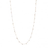 Gargantilha Dambete 45cm com Zircônias Brancas