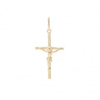 Pingente Cruz Palito Com Cristo - M