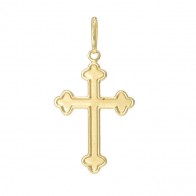 Pingente em Ouro 18k Cruz Fosca - M