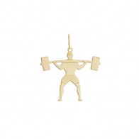 Pingente Halterofilista