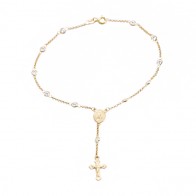 Pulseira Terço com Zircônias
