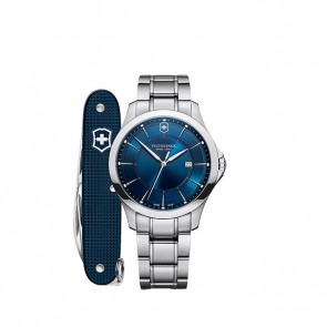 Relógio Victorinox Alliance Azul com Canivete