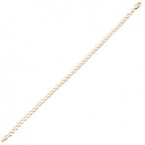 Pulseira em ouro 18k Grume 21cm - 8.20gr