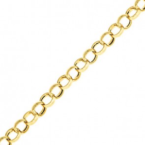 Pulseira em Ouro 18k Elo Português Oca 19cm - 1.90g