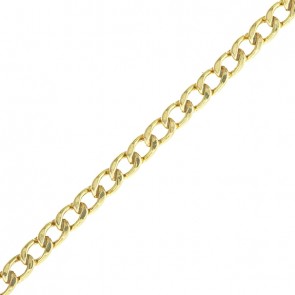 Pulseira em Ouro 18k Grumet Oca 19cm - 2.80g