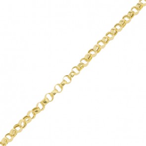 Pulseira Ouro 18k Elo Português Fio Quadrado 19cm - 2.70gr