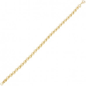 Pulseira Ouro 18k Elo Português 19cm - 6.20gr