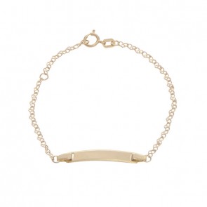 Pulseira Infantil 15cm com Chapa - 1.10gr