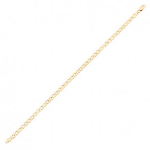 Pulseira em Ouro 18k Groumet  21cm - 9.10g