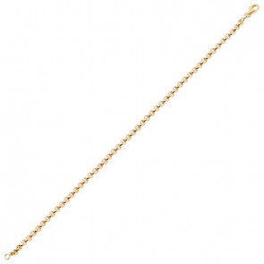 Pulseira em Ouro 18k Elo Português Fechada 19cm - 2.70g