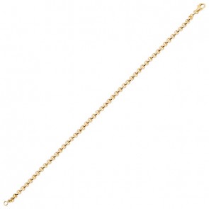 Pulseira em Ouro 18k Elo Português Fechada 19cm - 2.80g