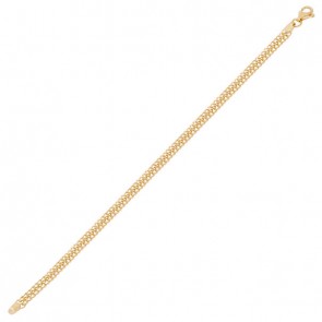 Pulseira em Ouro 18k Lacraia 19cm - 2.10g