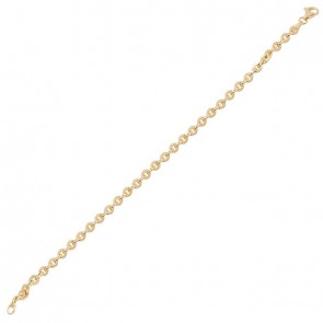 Pulseira em Ouro 18k Bailarina 19cm - 3.30g