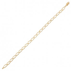 Pulseira em Ouro 18k Elos Iguais 21cm - 3.90g 