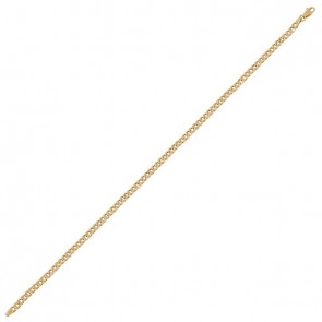 Pulseira em Ouro 18k Groumet   21cm - 3.60g