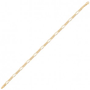 Pulseira em Ouro 18k 3x1 21cm - 3.00g