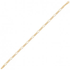 Pulseira em Ouro 18k 3x1 21cm - 3.10g