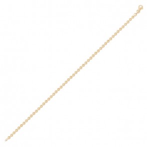 Pulseira em Ouro 18k Bailarina 19cm - 1.90g