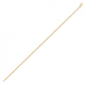 Pulseira em Ouro 18k Bailarina 19cm - 2.00g